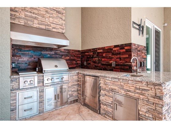 custom outdoor kitchen - Single Family Home for sale at 345 7th Ave N, Tierra Verde, FL 33715 - MLS Number is U8135988