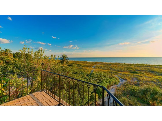 Terrace on the south side upstairs - Single Family Home for sale at 6211 Gulf Of Mexico Dr, Longboat Key, FL 34228 - MLS Number is A4511733