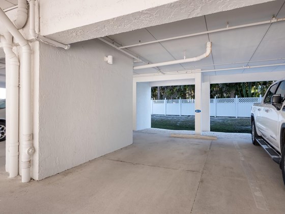 Under building deeded parking spot - Condo for sale at 1001 Point Of Rocks Rd #411, Sarasota, FL 34242 - MLS Number is A4517478