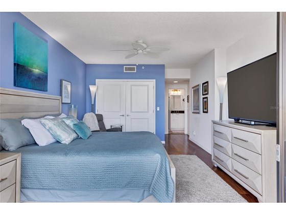 Two large closets in the master - - Condo for sale at 1255 N Gulfstream Ave #503, Sarasota, FL 34236 - MLS Number is A4519355