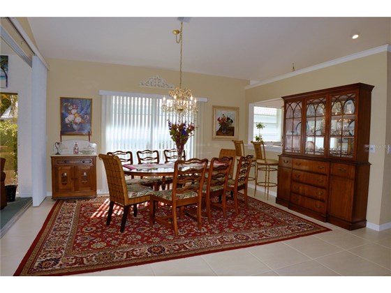 Dining room - Single Family Home for sale at 1609 Slate Ct, Venice, FL 34292 - MLS Number is N6119107